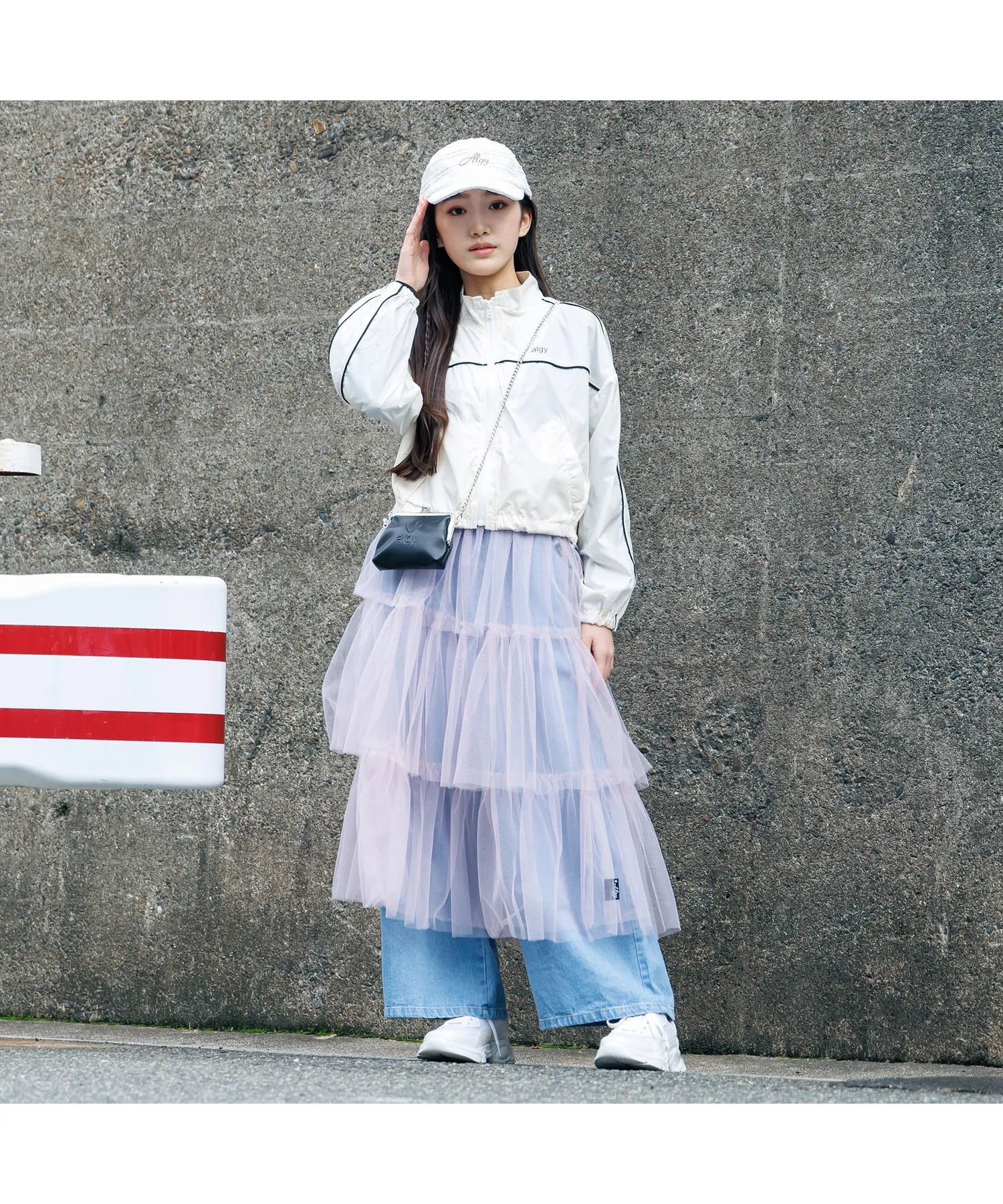 Детские кроссовки с дизайнерской подошвой Algy Off White — фото 3
