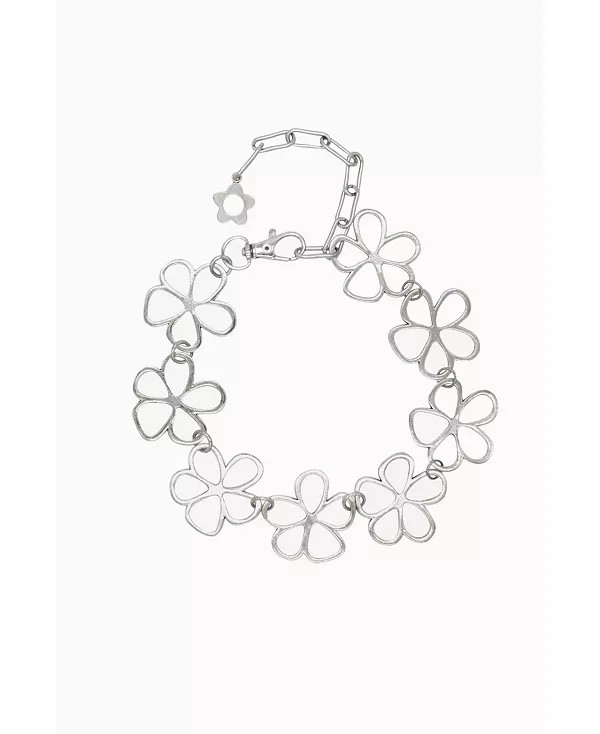 

Чокер с цветком ромашки Velvet Luna, silver