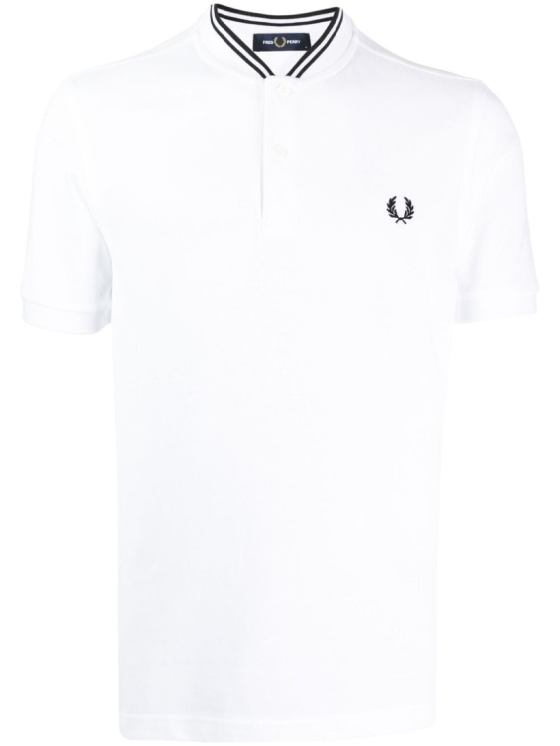 

Рубашка поло с вышитым логотипом Fred Perry, белый