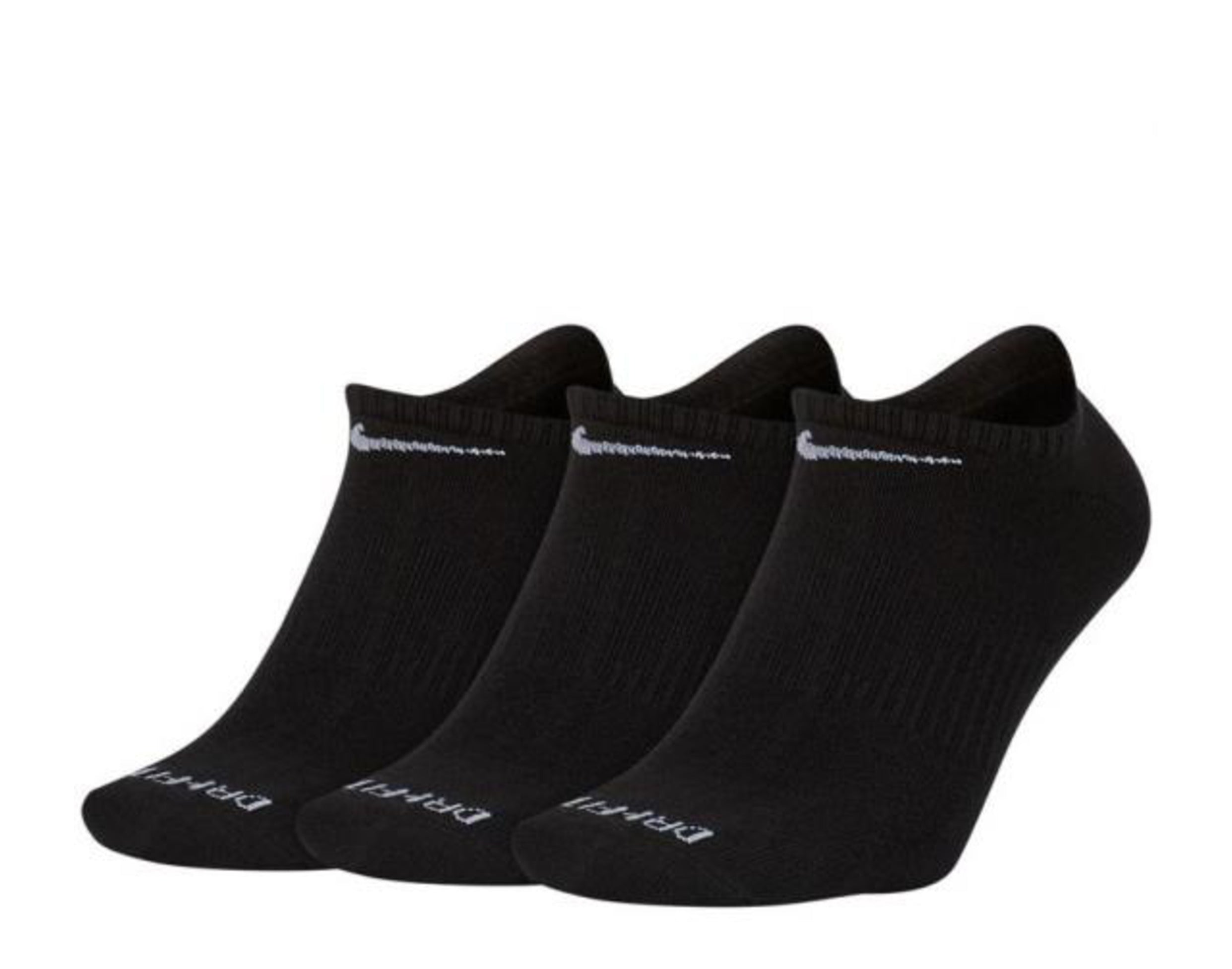 

Носки Nike Everyday Plus Cushion No-Show — упаковка из 3 пар, черный