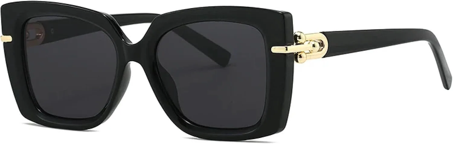 

Солнцезащитные очки с защитой от УФ-излучения UV400 | Женские, с градиентным переходом цвета, для занятий спортом на открытом воздухе и вождения DSVIGF, Black Gray