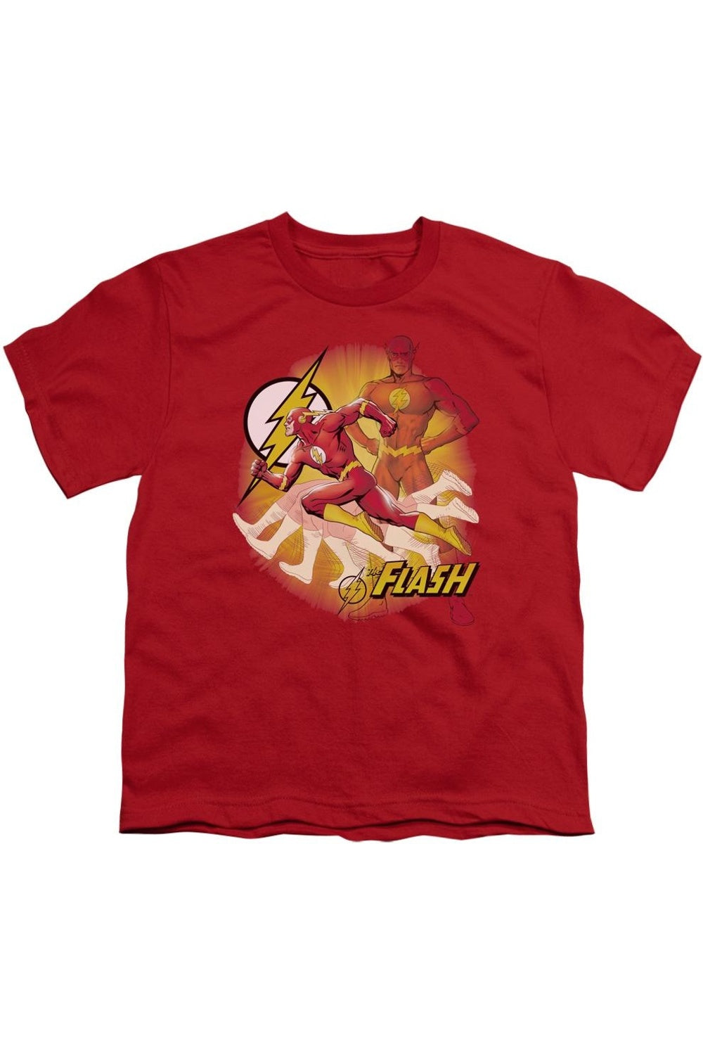 

Футболка для детей "Лига справедливости Америки" с коротким рукавом Gildan, красный