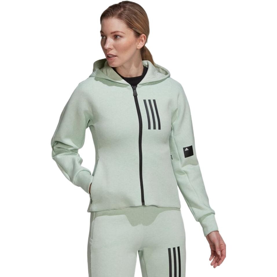 Куртка женская светло-зеленая Adidas — фото 2