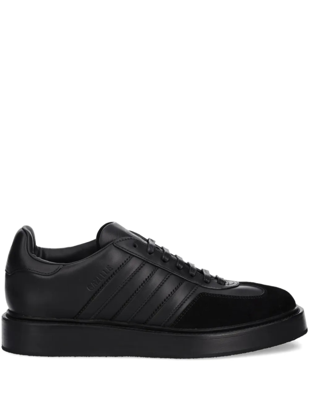 

Кроссовки на платформе с тремя полосками Adidas Gazelle, черный