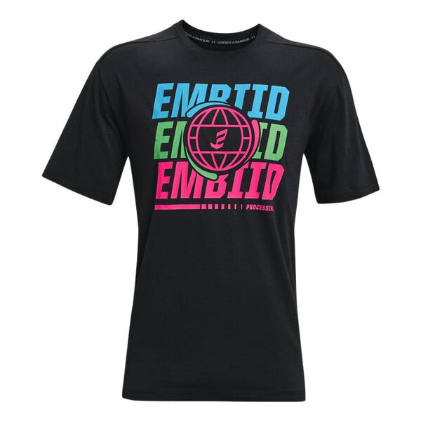 

Футболка embiid 21 t-shirt 'black' Under Armour, черный