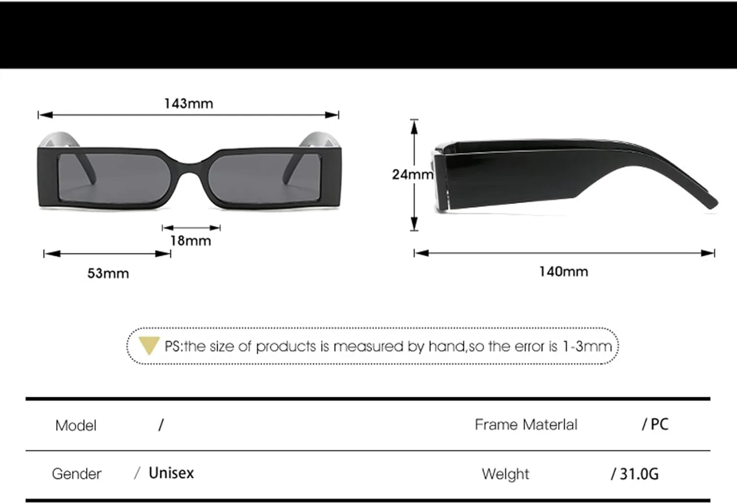 

Мужские солнцезащитные очки для активного отдыха в маленькой оправе, спортивные очки для вождения, женские декоративные солнцезащитные очки Generic, White