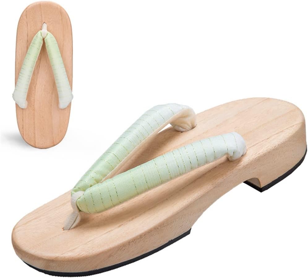 

Женские тапочки, женские и мужские домашние шлепанцы, открытый носок, традиционные сабо, сандалии гета, с плоским каблуком, широкий градиент, однотонные, повседневные тапочки (Цвет: Розовый B, Размер: 23 см) Kitcissl