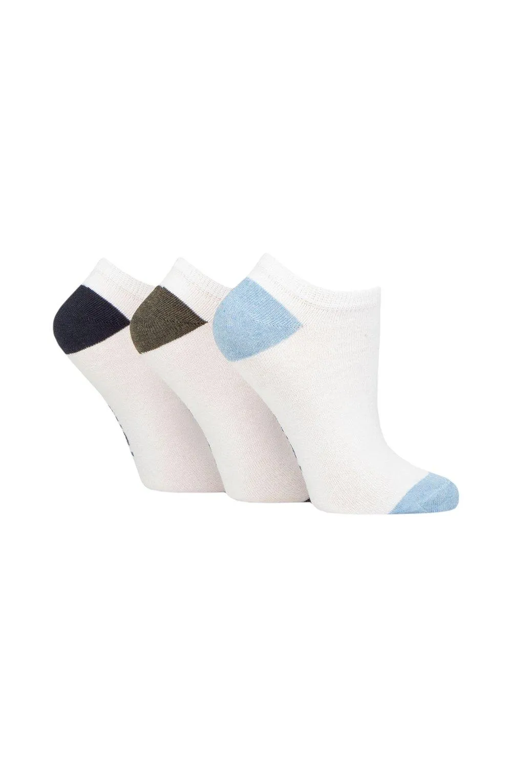 

3 пары спортивных носков из 100% переработанного хлопка на пятке и носке SOCKSHOP TORE, белый