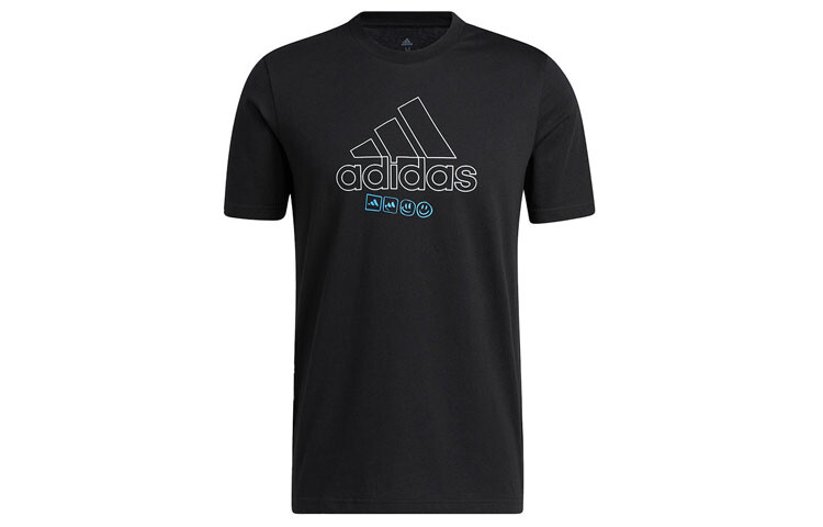 

Футболка мужская черная Adidas, черный