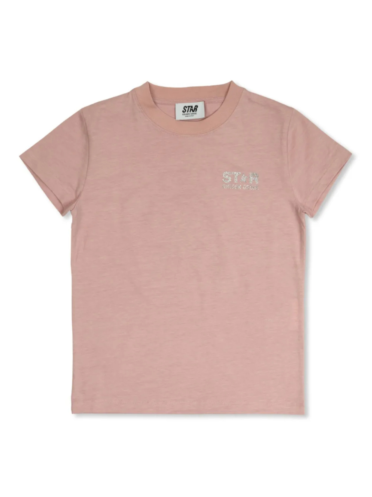 

Футболка из хлопка Golden Goose Kids, розовый