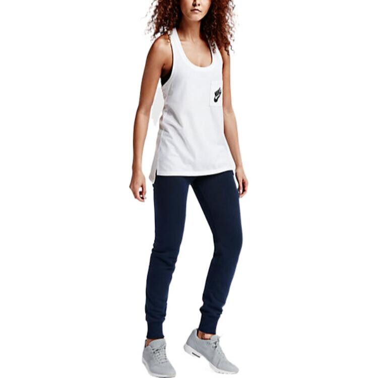 Майка женская белая Nike — фото 4