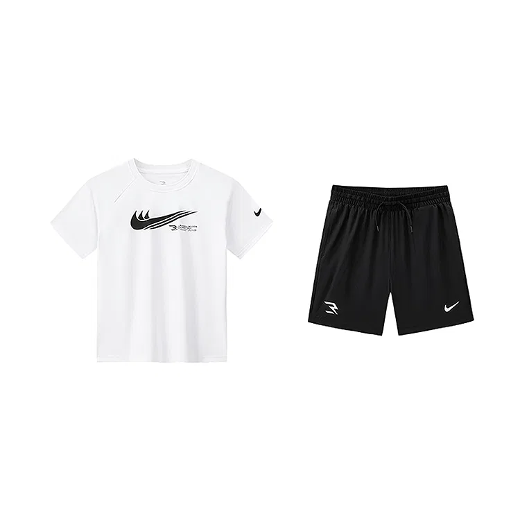 Детский спортивный костюм Casual Sportswear 3Brand Summer 2 Piece Set Nike, Frost Orange — фото 3