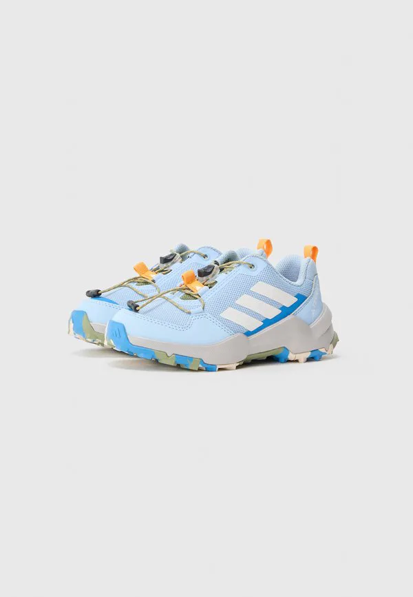 Походные ботинки ax4s с быстрой шнуровкой, унисекс Adidas Terrex, Blue/White/Grey — фото 2