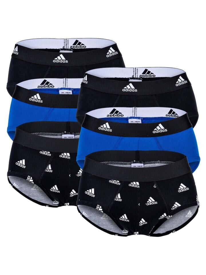 

Трусы adidas Slip 6er Pack, цвет schwarz/weiß/blau