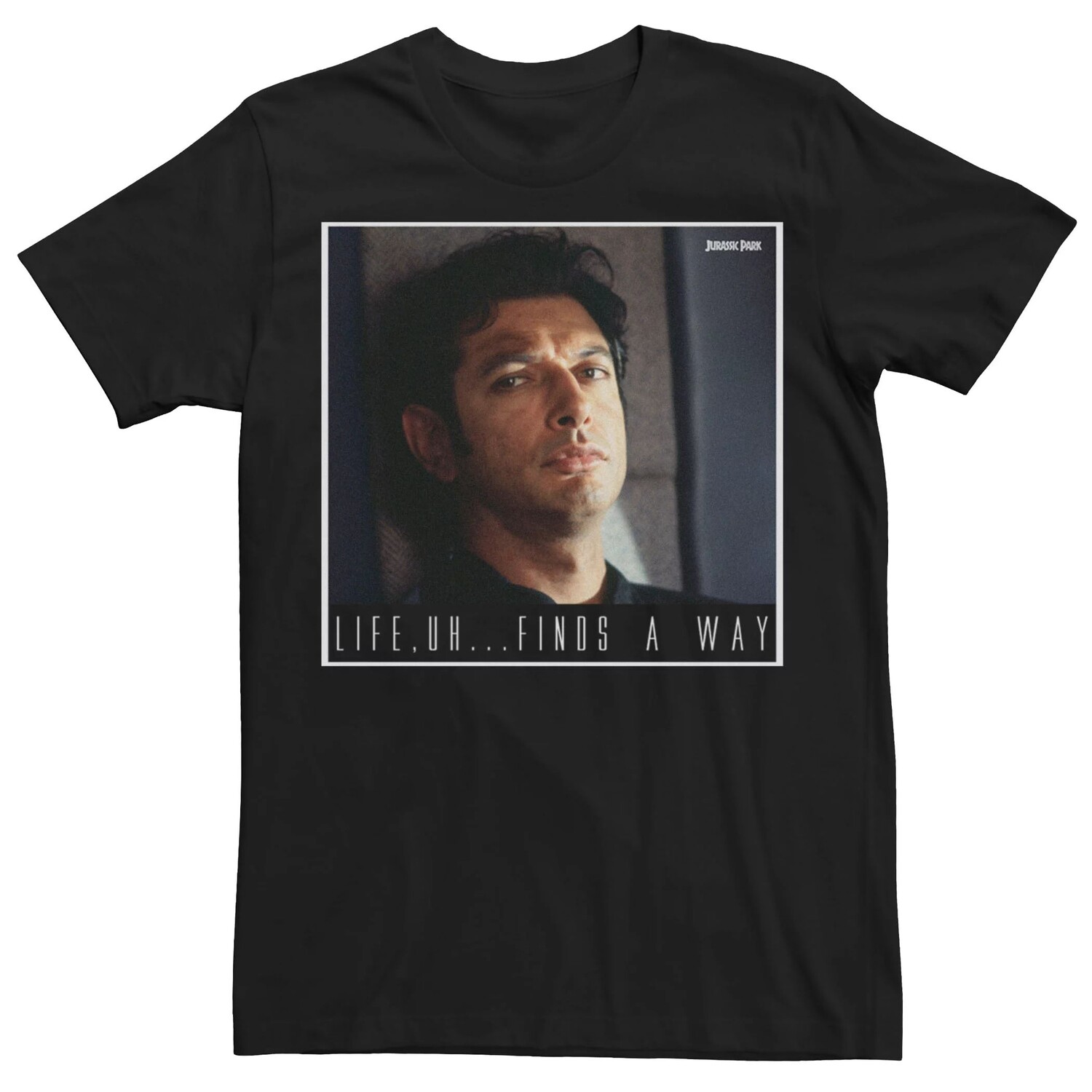 

Мужская футболка «Парк Юрского периода» Ian Malcolm Life Finds A Way Licensed Character