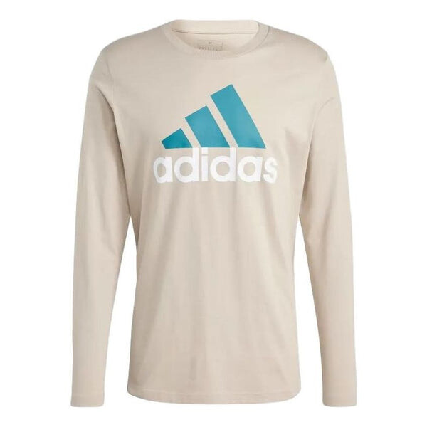 

Рубашка Essentials футболка с длинным рукавом Adidas, бежевый