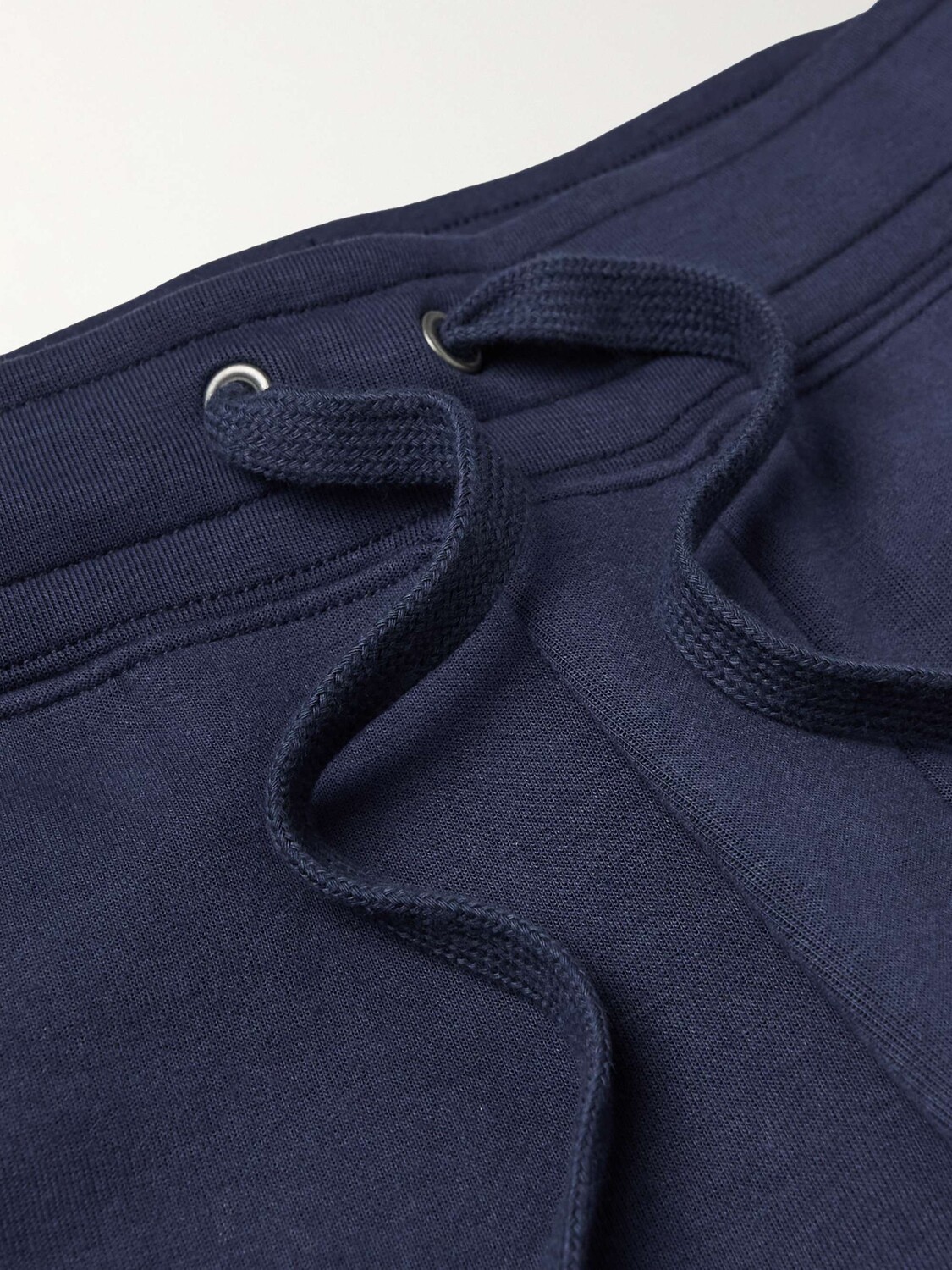 Зауженные спортивные брюки Wimbledon из смесового хлопка с сетчатой отделкой POLO RALPH LAUREN, нави — фото 3