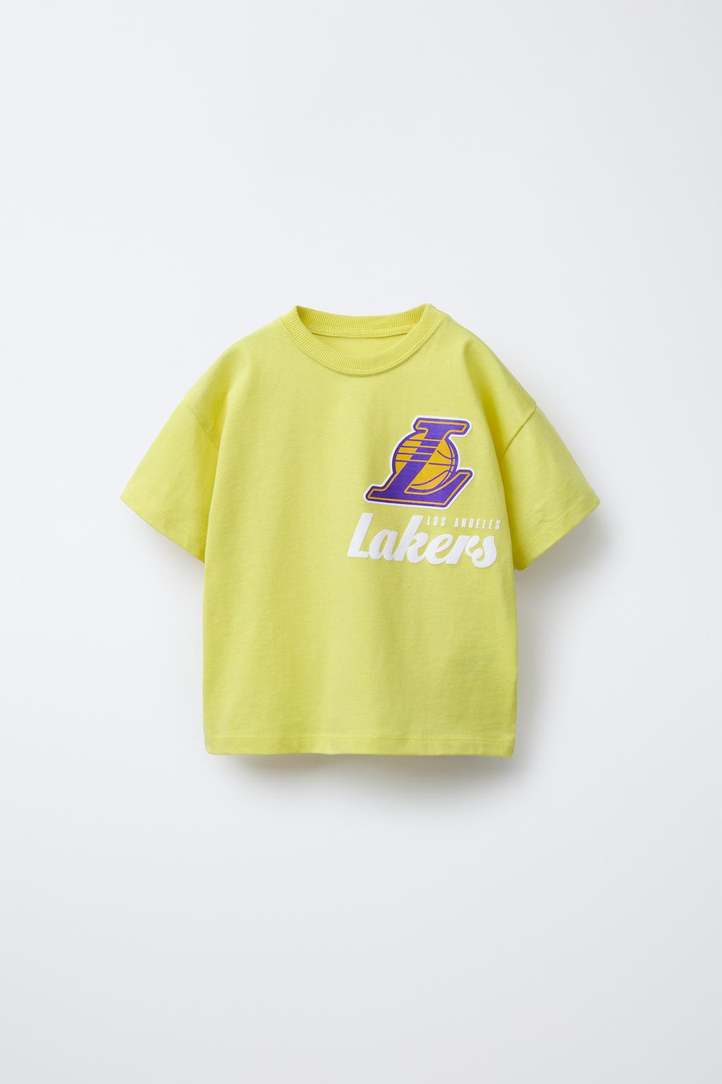 

Футболка los angeles lakers nba ZARA, желтый