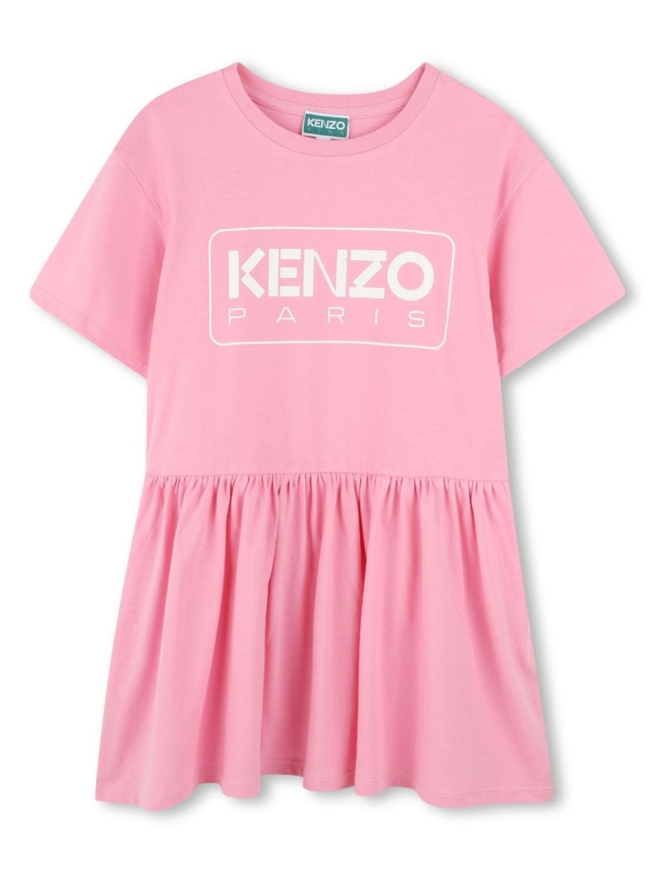 

Kenzo Kids платье с логотипом, розовый