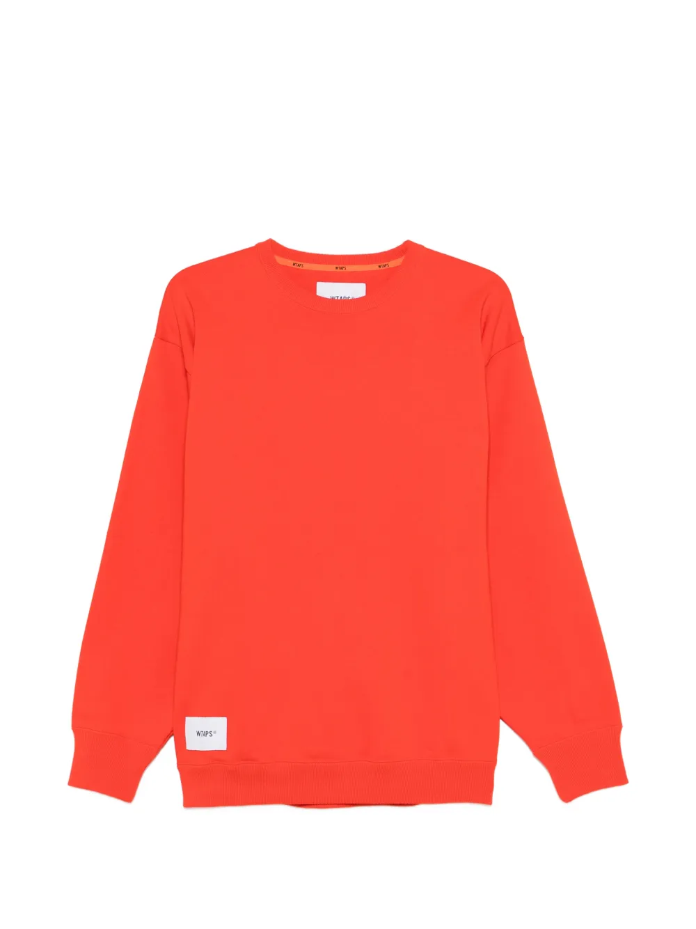 

Свитшот с нашивкой-логотипом WTAPS, оранжевый