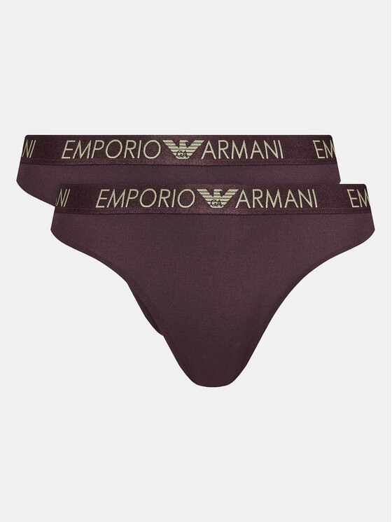 

Набор из 2 стрингов Emporio Armani Underwear, фиолетовый