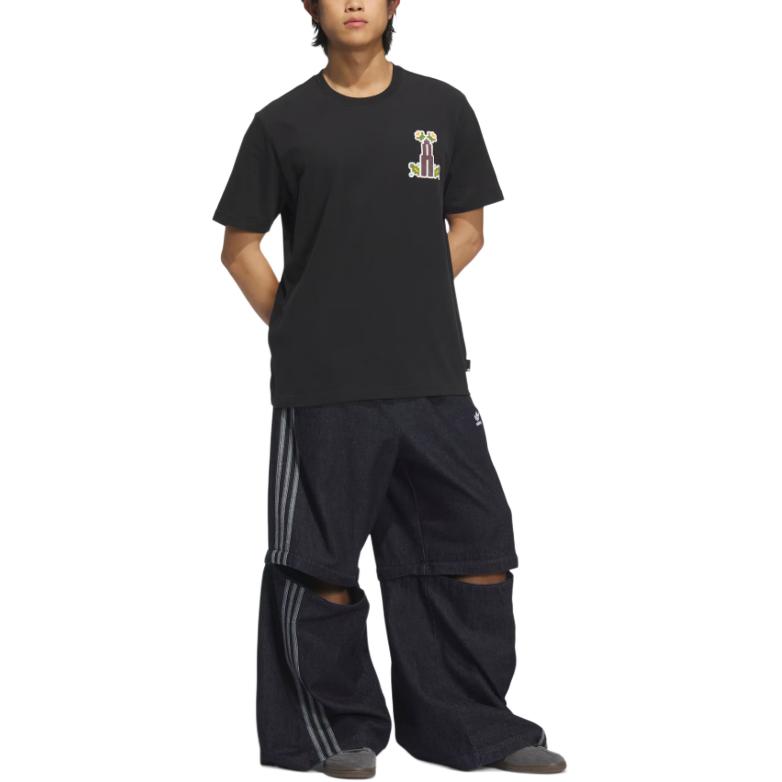 Футболка SS25 Q3 3 MONO мужская Adidas Originals, черный — фото 4