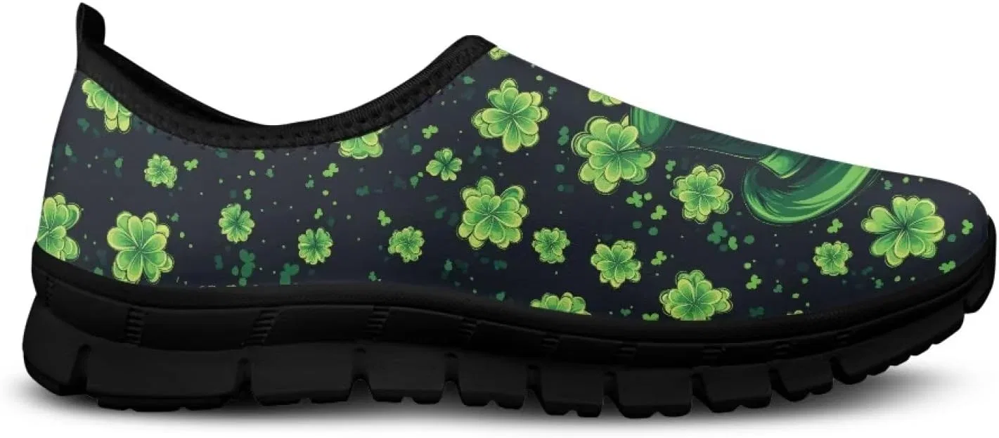 Мужские слипоны, легкие, для ходьбы, Green Hat Clovers Qoiuvncy — фото 3