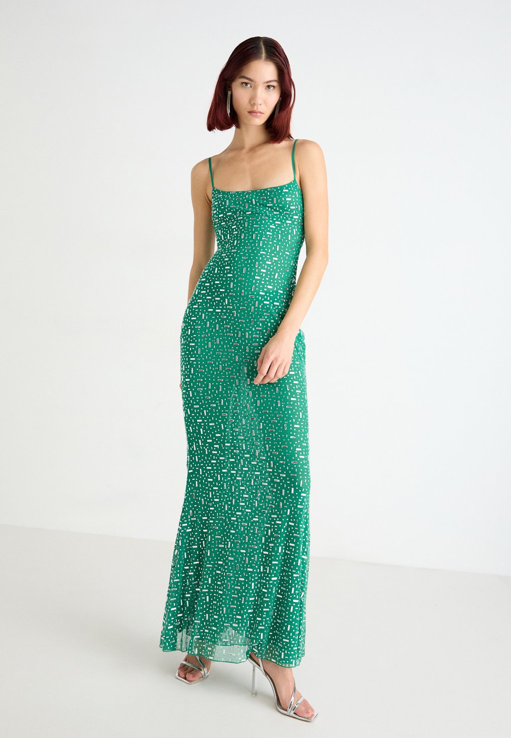 

Одежда для особых случаев FREDDY STRAPPY EMBELLISHED MAXI DRESS WAL G., зеленый
