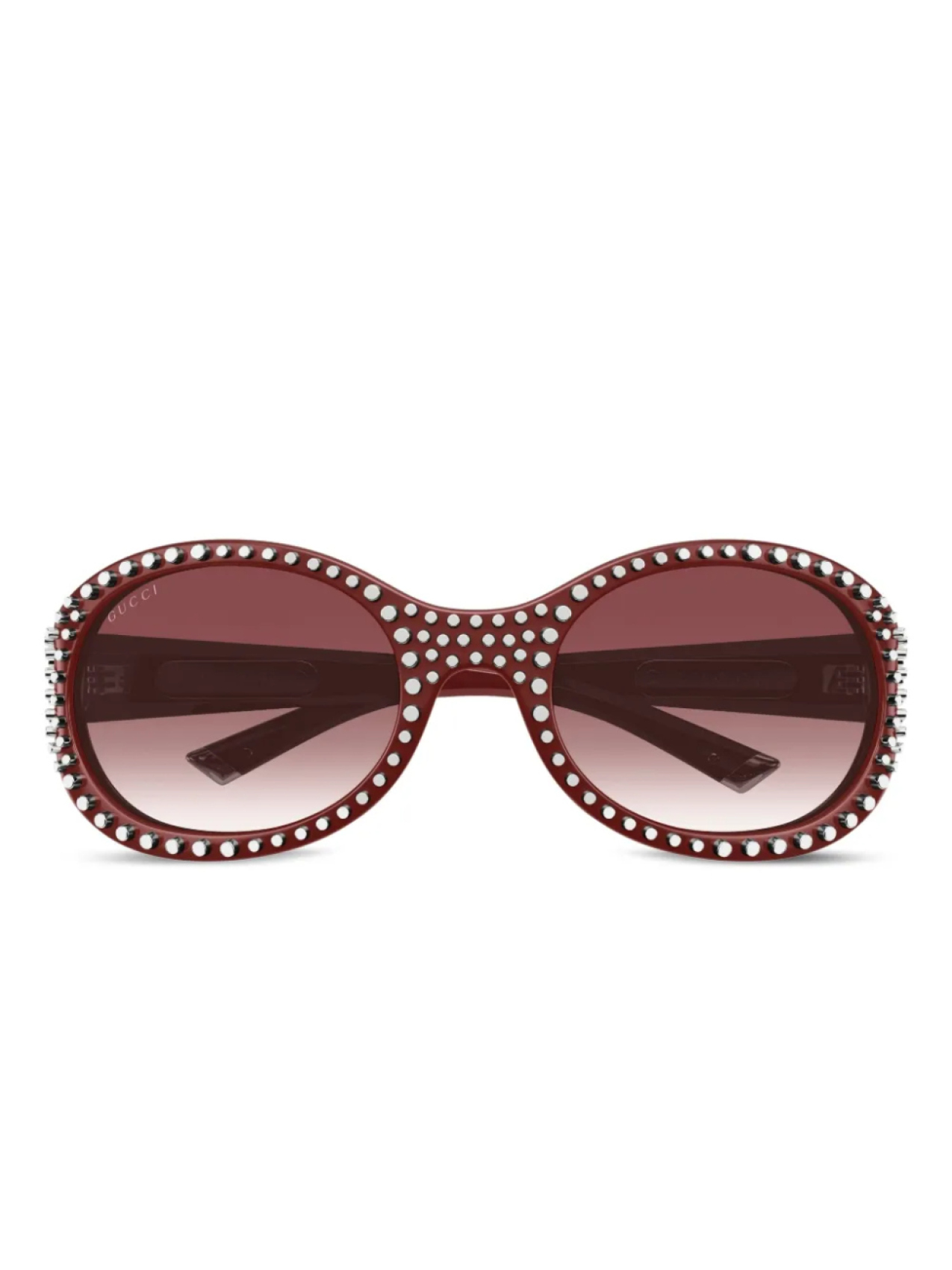 

Солнцезащитные очки GG2013S с заклепками Gucci Eyewear, красный