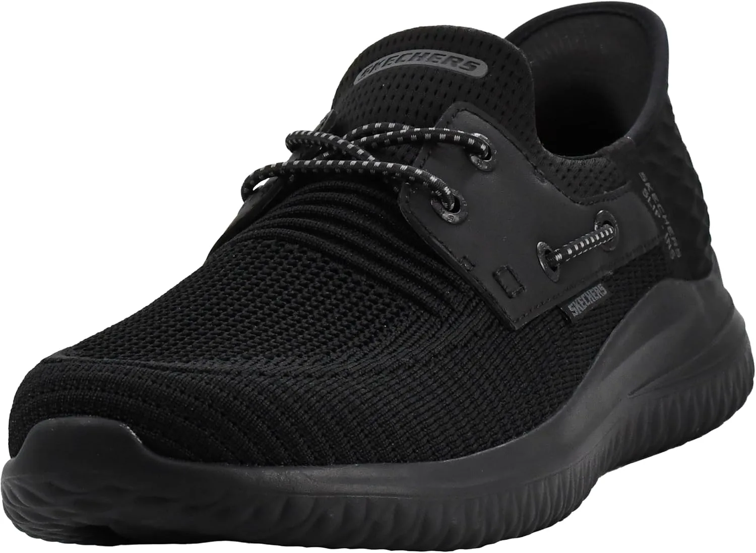 Мужские кроссовки Skechers Streetwear Delson 3.0 - Roth с низким профилем и шнурками-бинджи, черный — фото 2