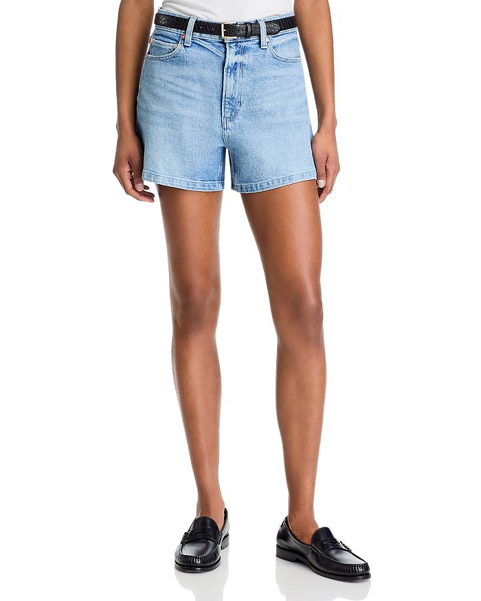 

Джинсовые шорты Dani High Rise в цвете Aniyah Distressed PAIGE, синий