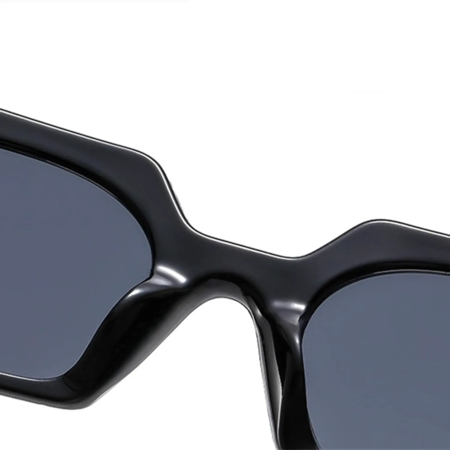 

Модные солнцезащитные очки Polygon Small для женщин и мужчин с защитой от УФ-излучения UV400, винтажные, с заклепками, уникальные, для активного отдыха TVTBBVV, C3