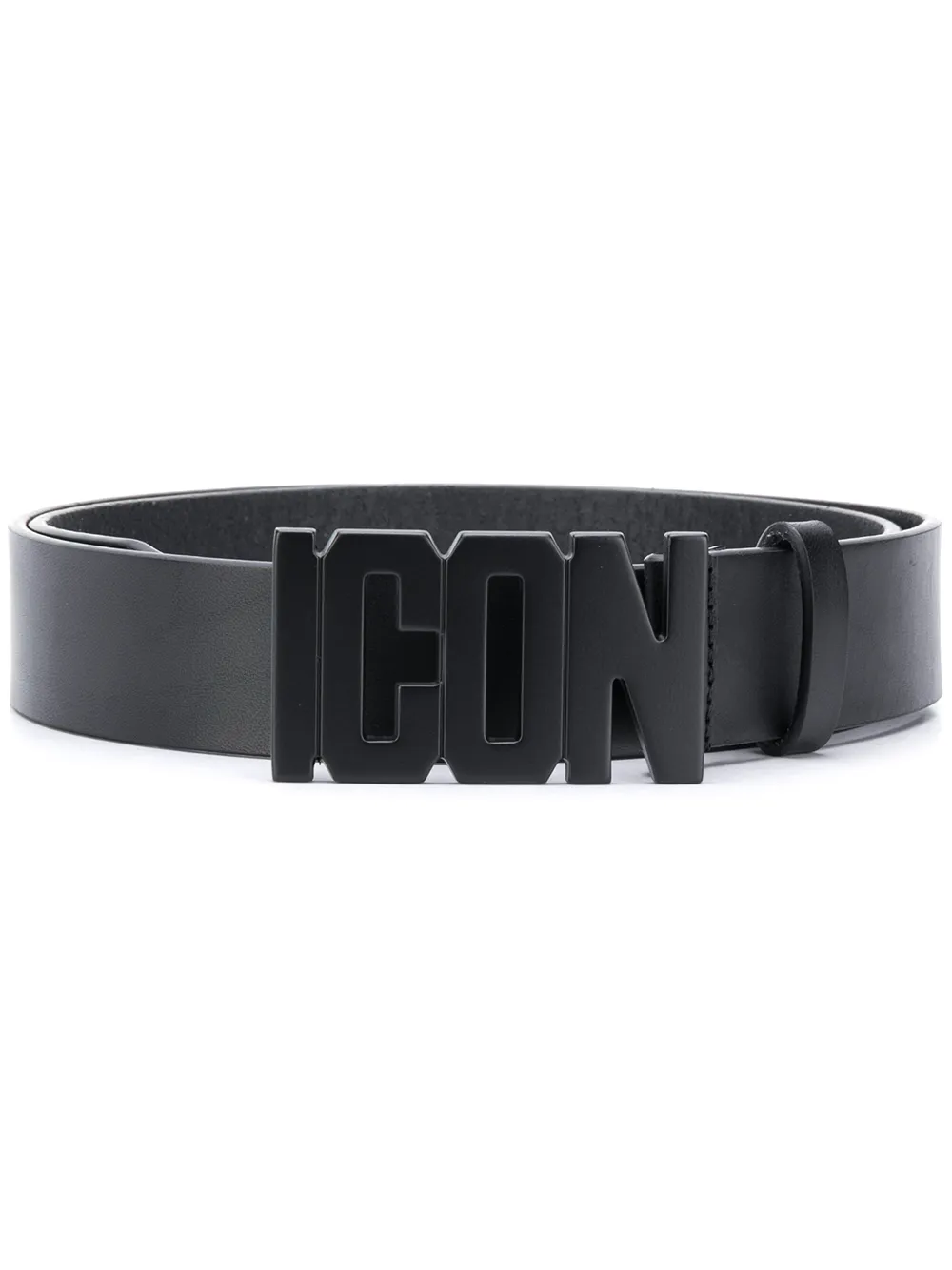 

Ремень с пряжкой Icon DSQUARED2, черный