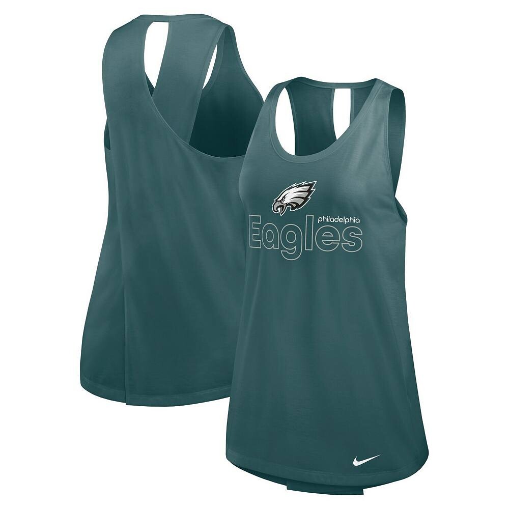 

Женская майка Nike Midnight Green Philadelphia Eagles Performance, цвет Eag Green