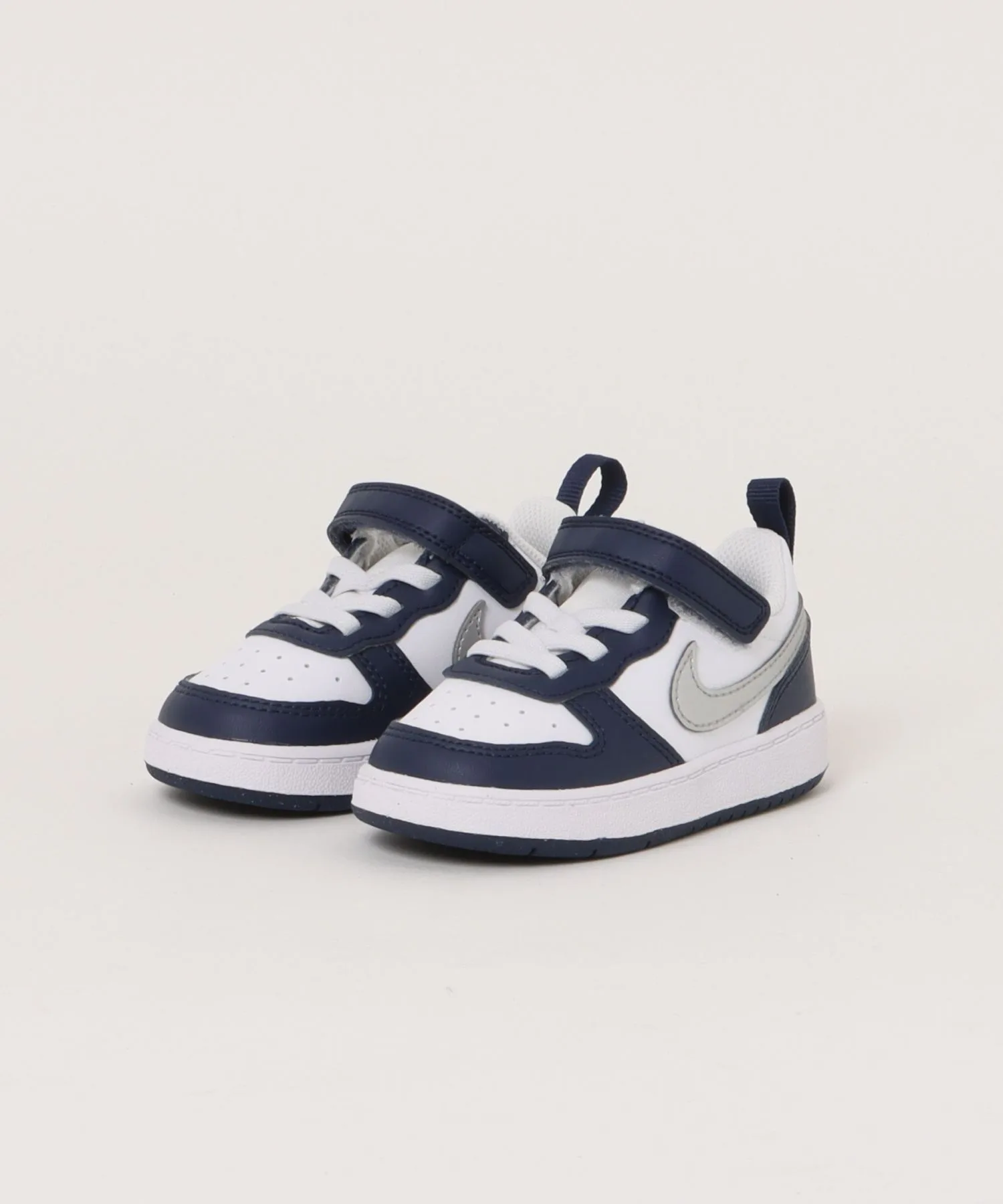 Детские кроссовки с ремешком Nike Court Borough Low Recraft TD DV5458-135 синие