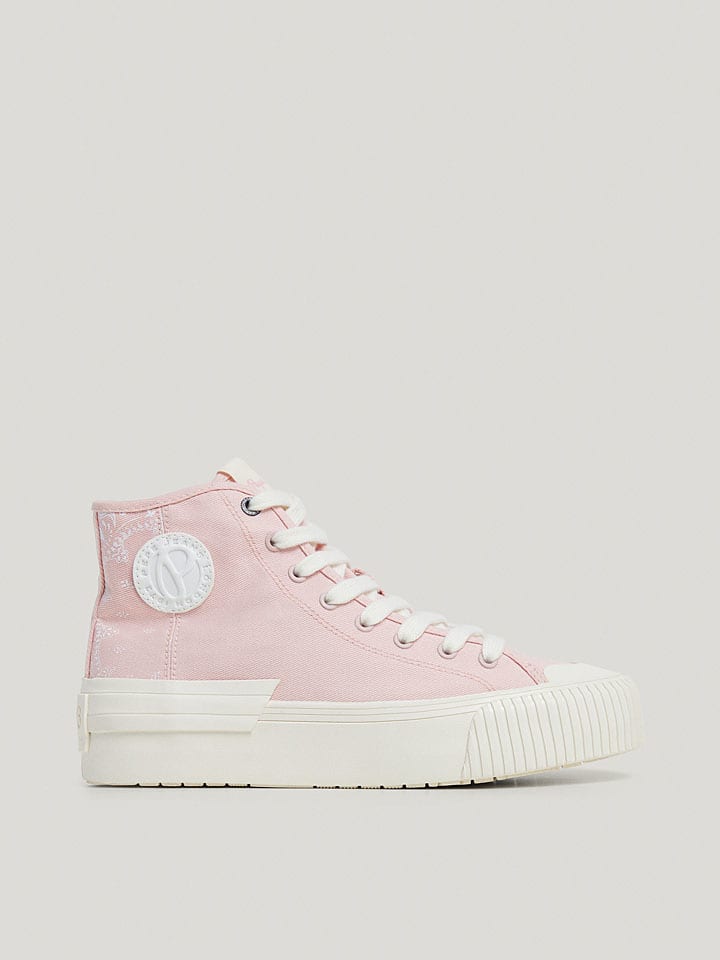 Высокие кроссовки Pepe Jeans FOOTWEAR, розовый — фото 2