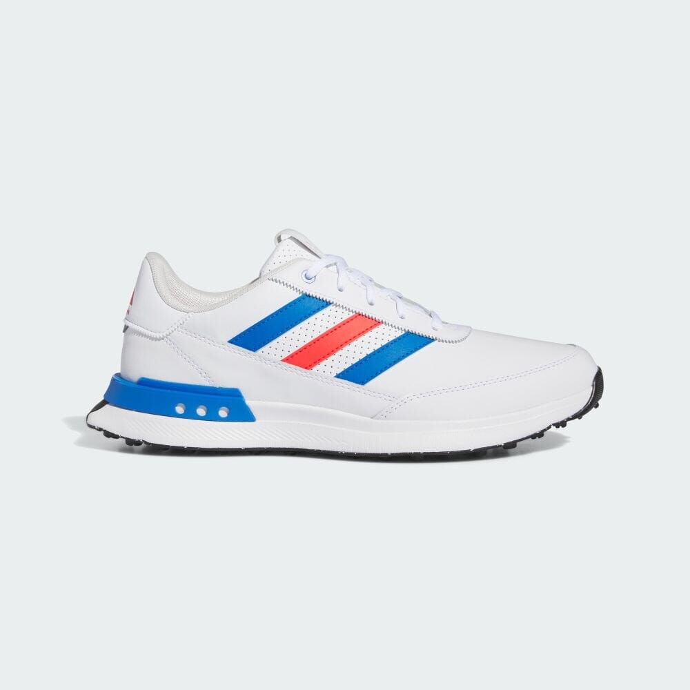 

Кроссовки Adidas S2G SL Leather 24, цвет White/Bright Royal/Bright Red