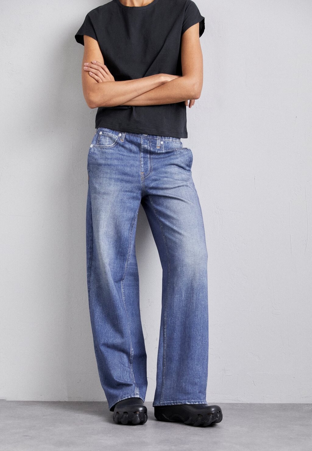 

Мешковатые джинсы Miramar Wide Leg rag & bone, цвет lenox
