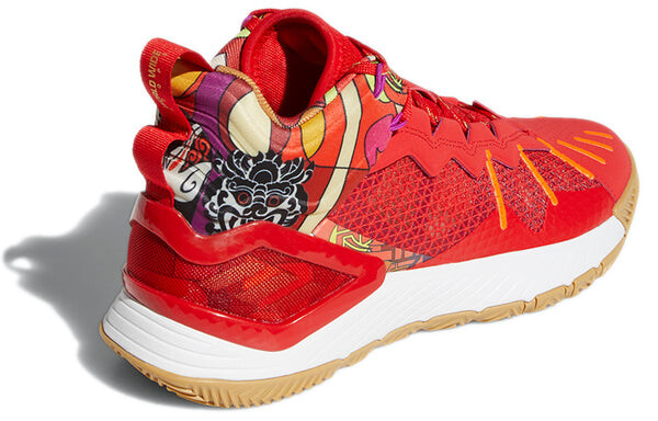 Кроссовки adidas D Rose Son Of Chi, красный — фото 4