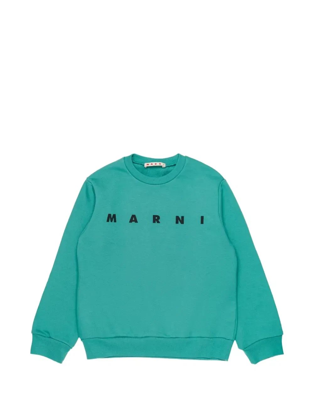 Свитшот с логотипом Marni Kids, синий