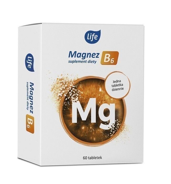 

Таблетки магния Life Magnez z B6, 60 шт