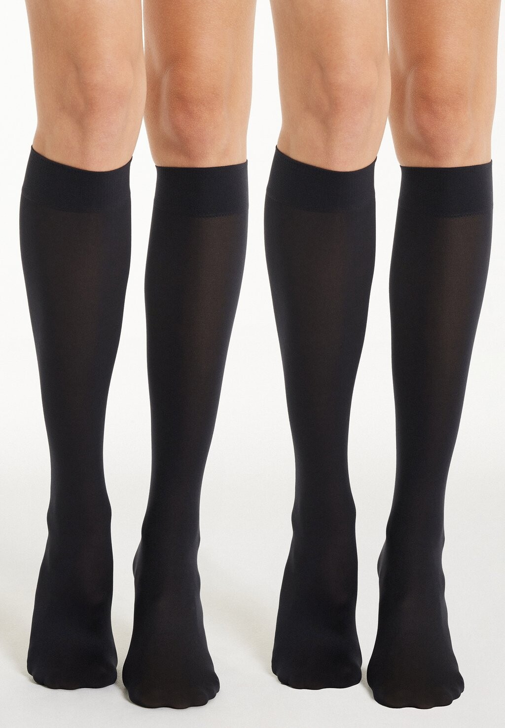 

Носки до колена 50 DEN 2 PACK Tezenis, черный