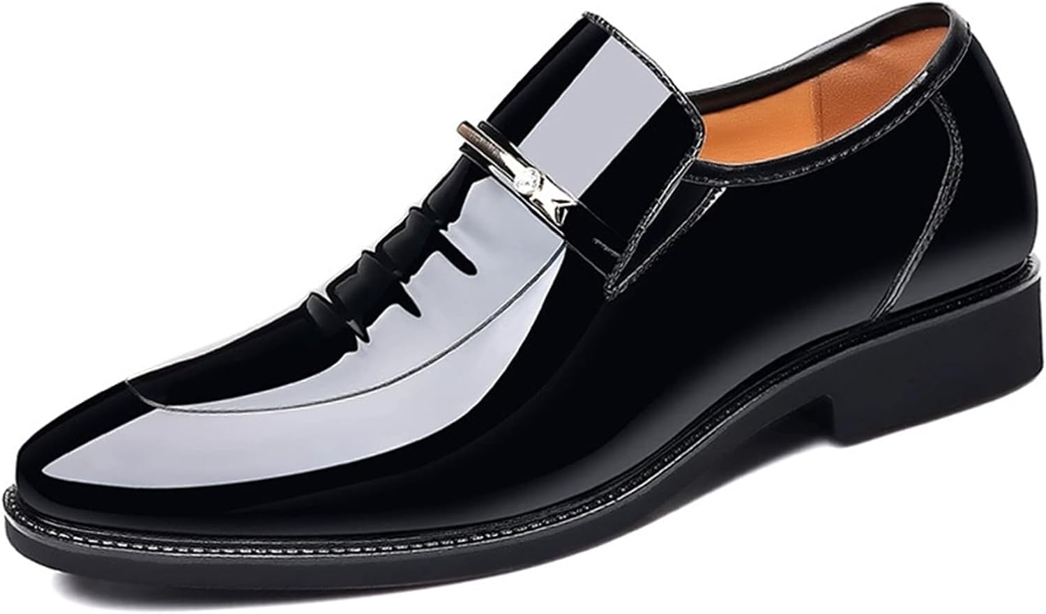 

Мужские ретро туфли KYOESCAI из лакированной кожи на шнуровке, формальные деловые оксфорды, лоферы, черный