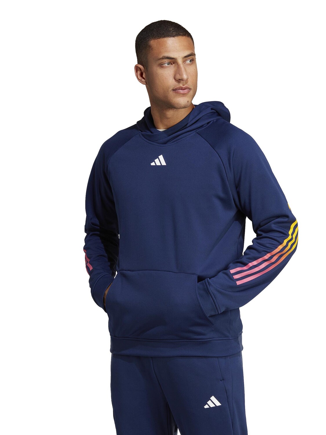 

Толстовка Adidas Performance Train Icons 3-Stripes Training, синий