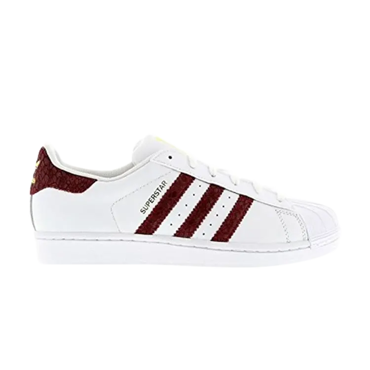 

Кроссовки Adidas Wmns Superstar 'White Burgundy', белый