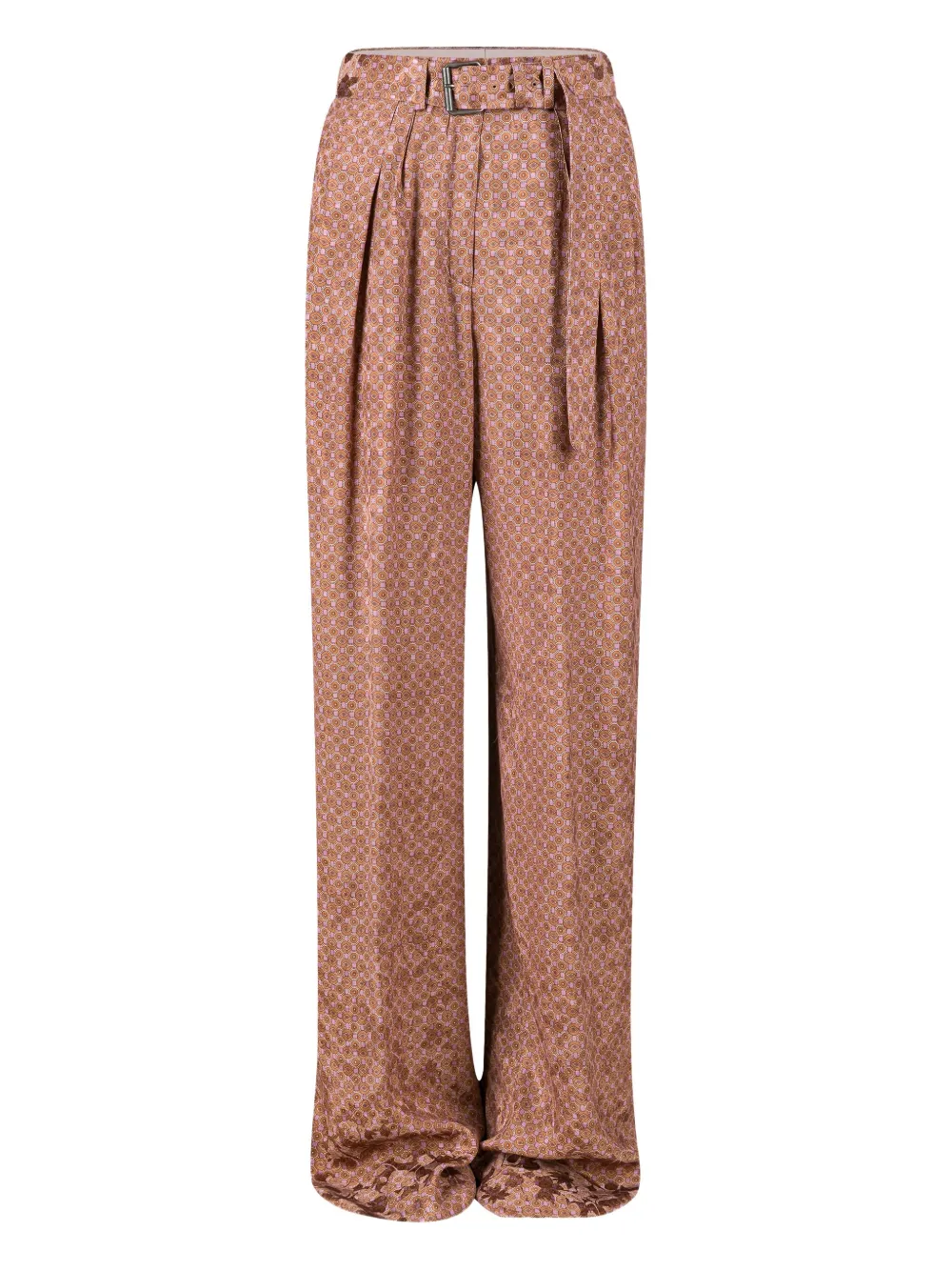 

Брюки с поясом Dries Van Noten, оранжевый