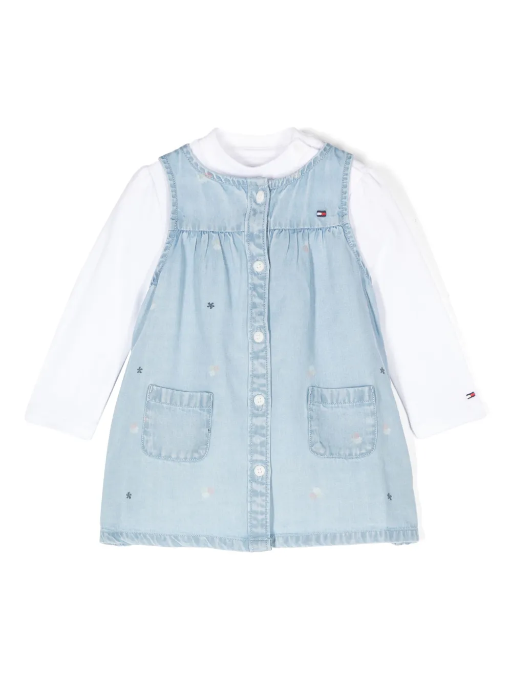 

Платье с логотипом Tommy Hilfiger Junior, синий