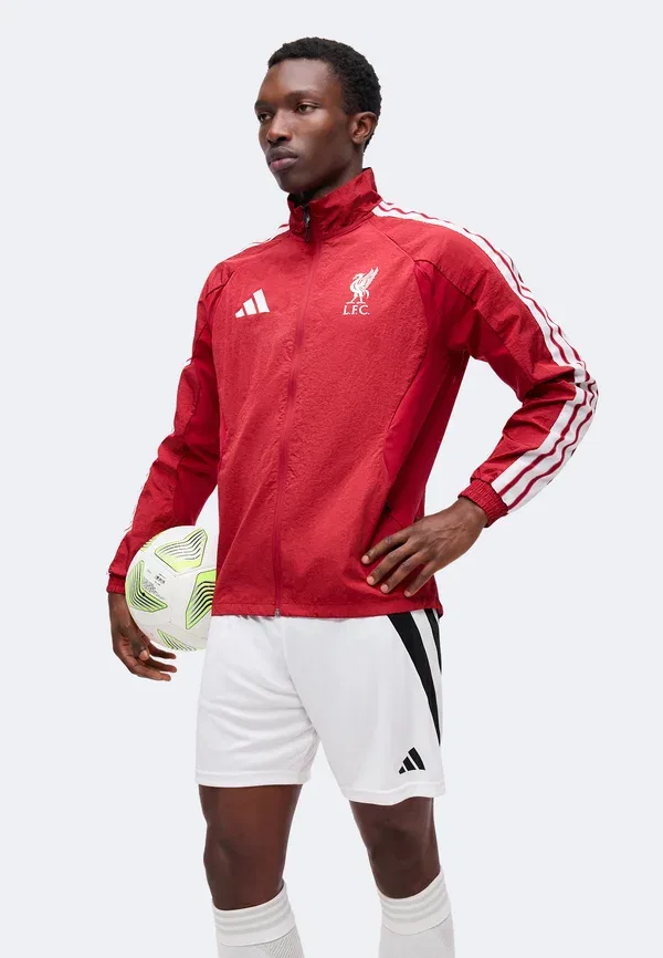 Куртка Liverpool FC Home Anthem Jacket Club Wear Adidas Performance, активный бордовый — фото 4