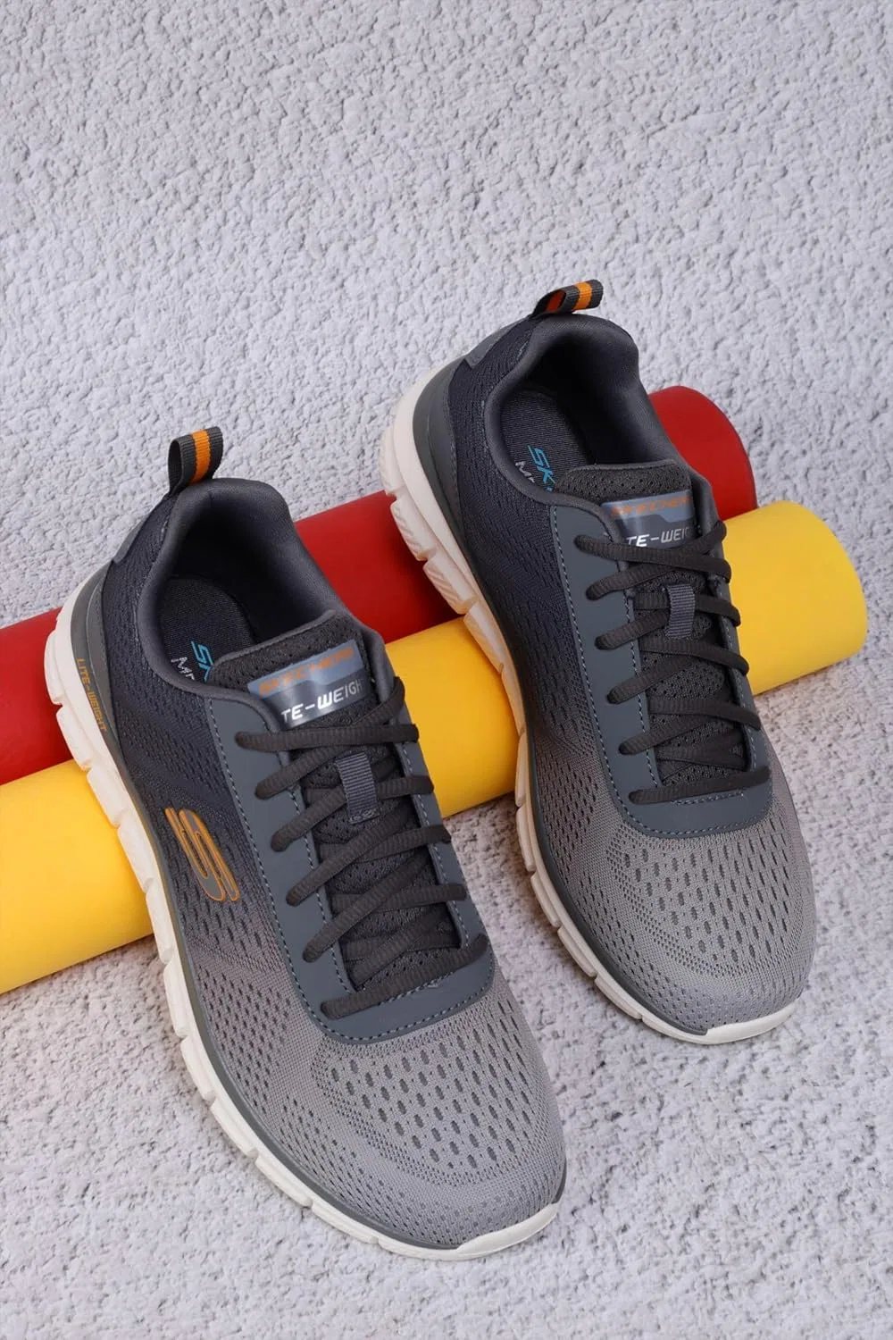 Мужские кроссовки Skechers Track Ripkent, Olive Mesh Synthetic — фото 2