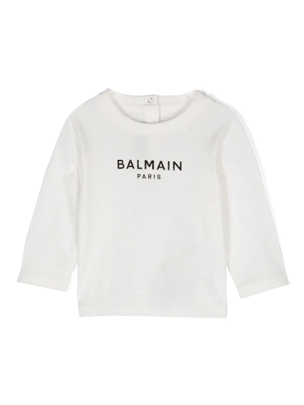

Футболка с логотипом Balmain Kids, белый